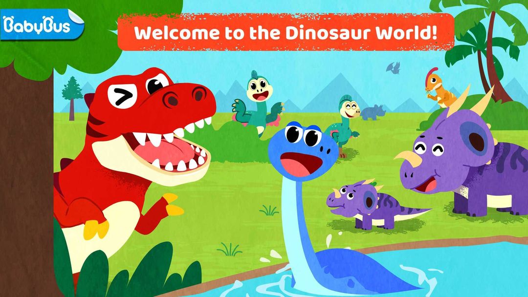 Baby Panda's Dinosaur World screenshot game