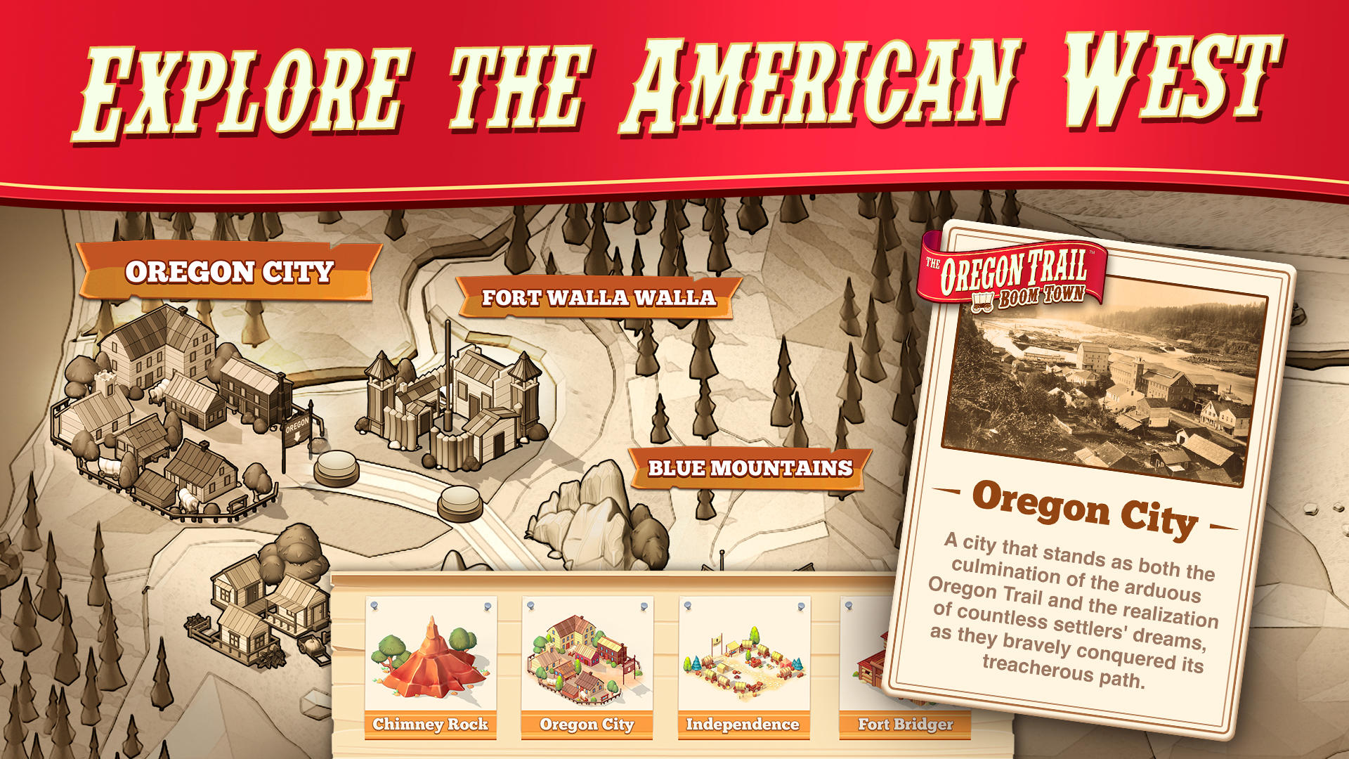 The Oregon Trail: Boom Town Game Screenshot