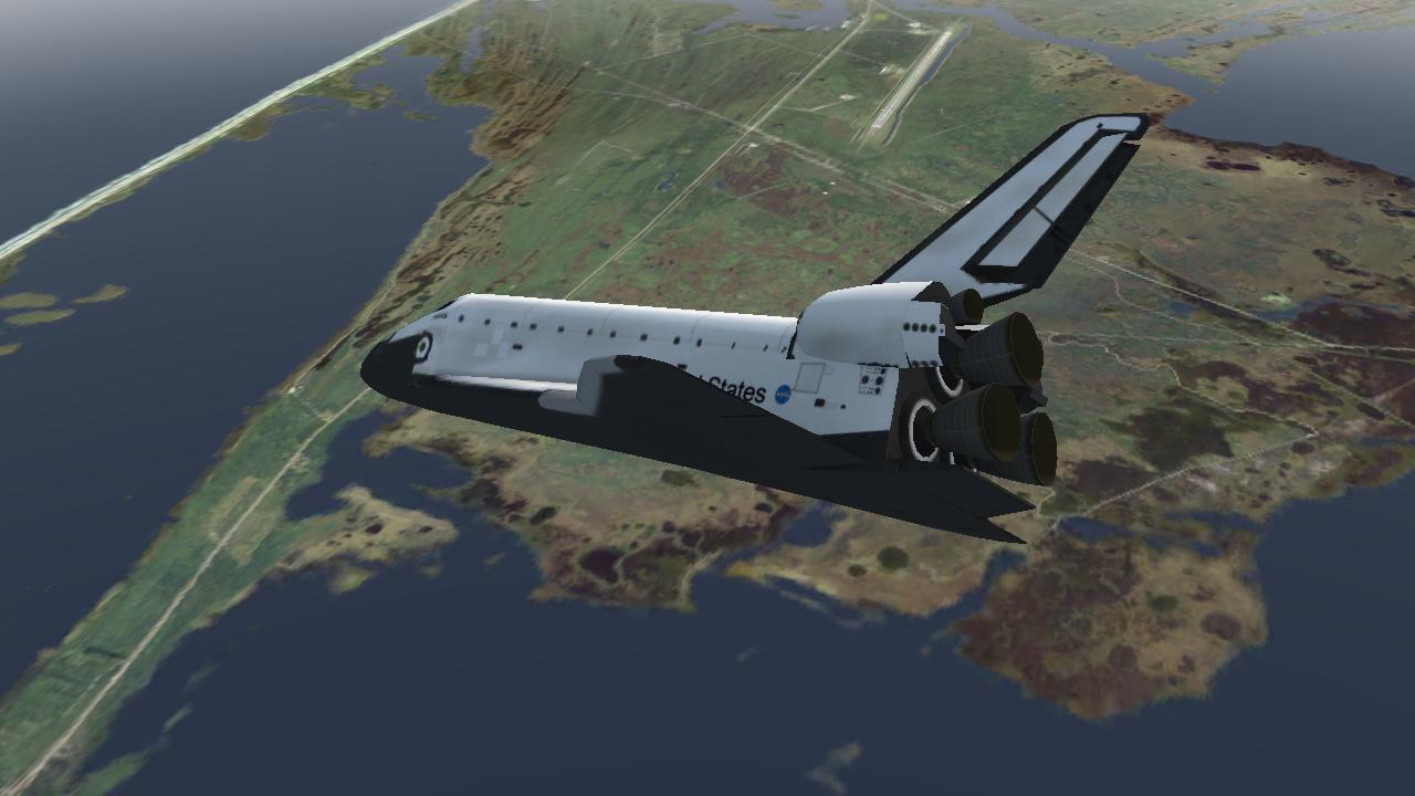 F-Sim Space Shuttle Game Screenshot
