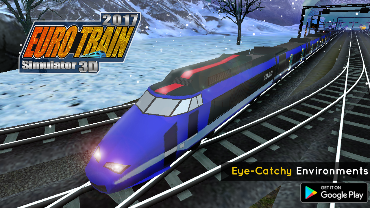 Euro Train Simulator 3D 2017 ภาพหน้าจอเกม