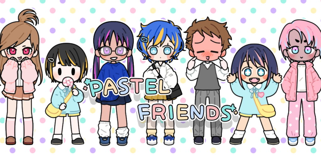 Pastel Friends : Dress Up Game screenshot