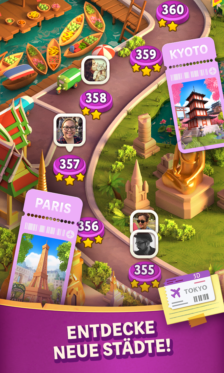Cuplikan Layar Game Diamond Diaries Saga