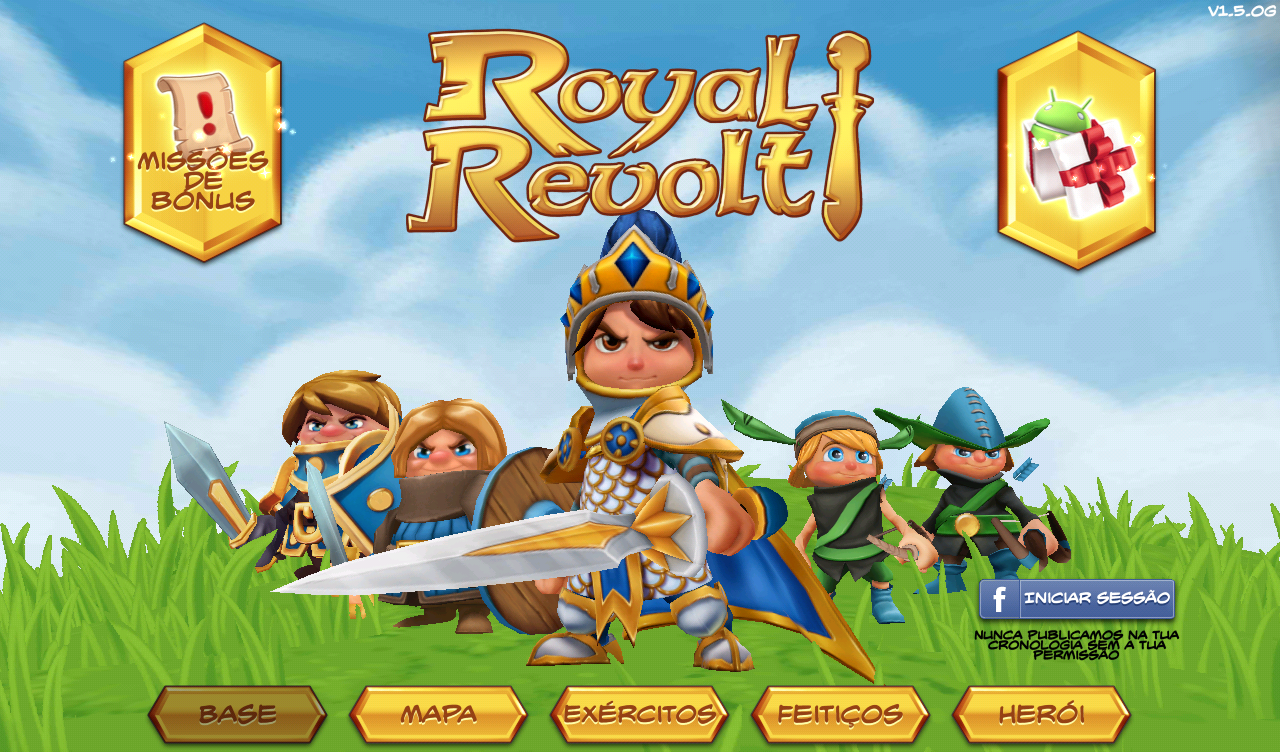 Captura de Tela do Jogo Royal Revolt!