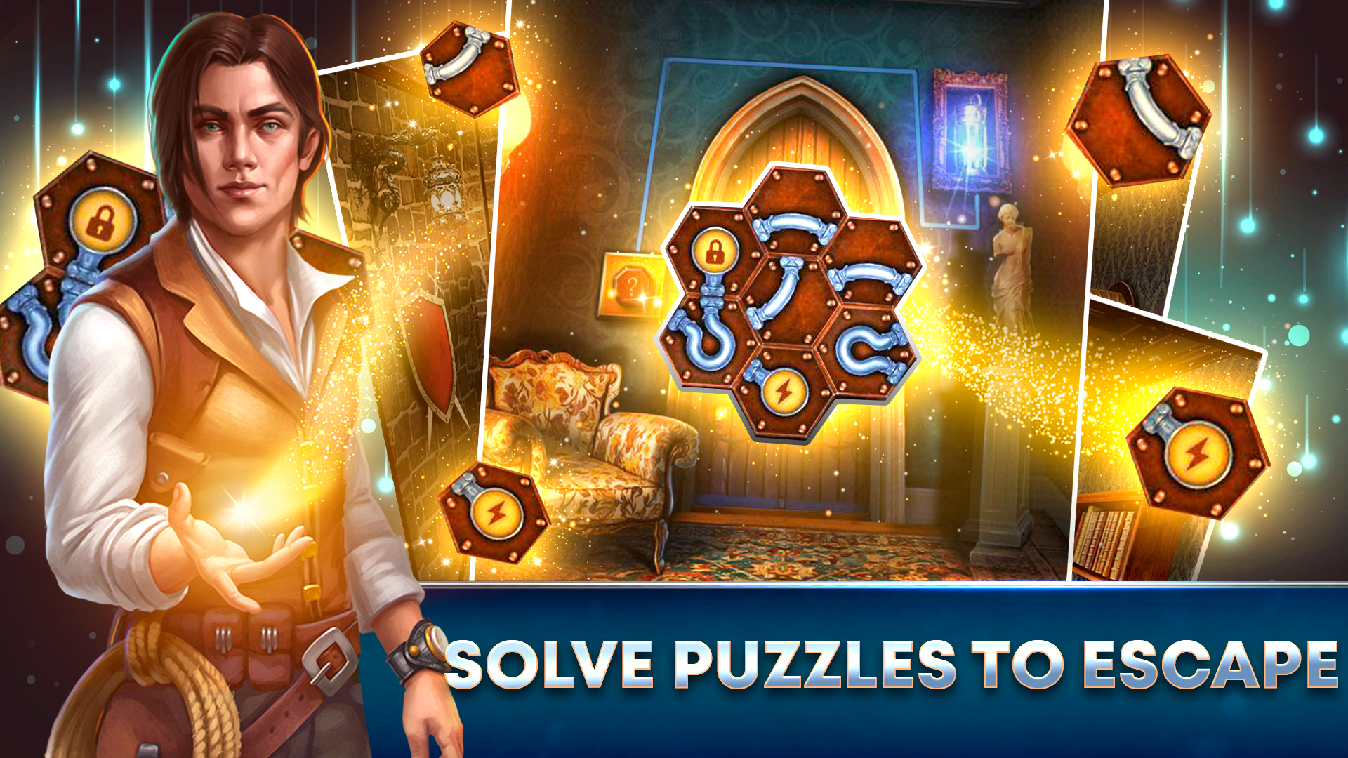 Cuplikan Layar Game 100 Doors Escape Room