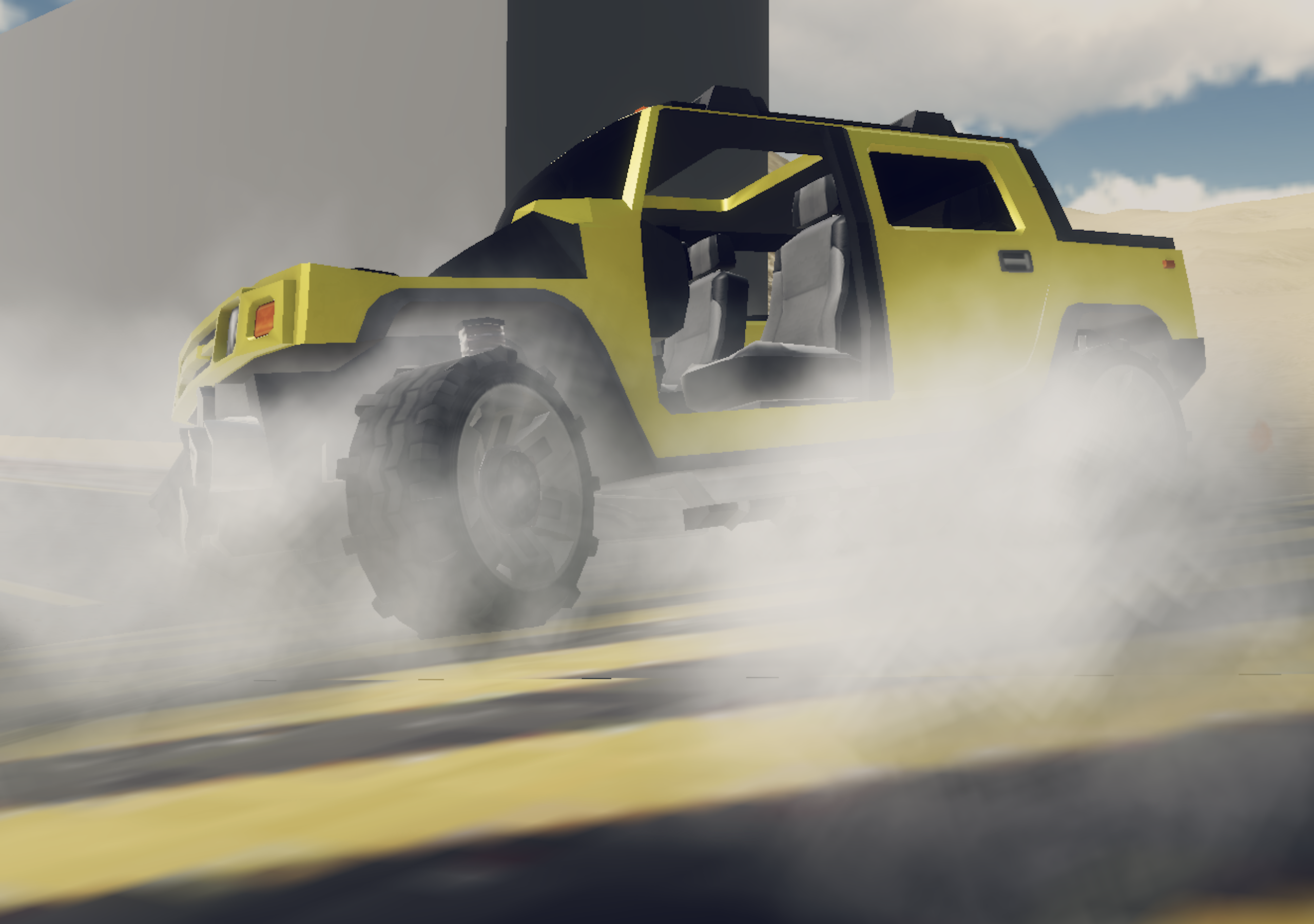 Car Crash Simulator : Desert Game Screenshot
