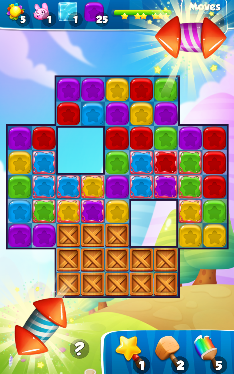 Toy Crush Pop Cubes Smash Game Screenshot