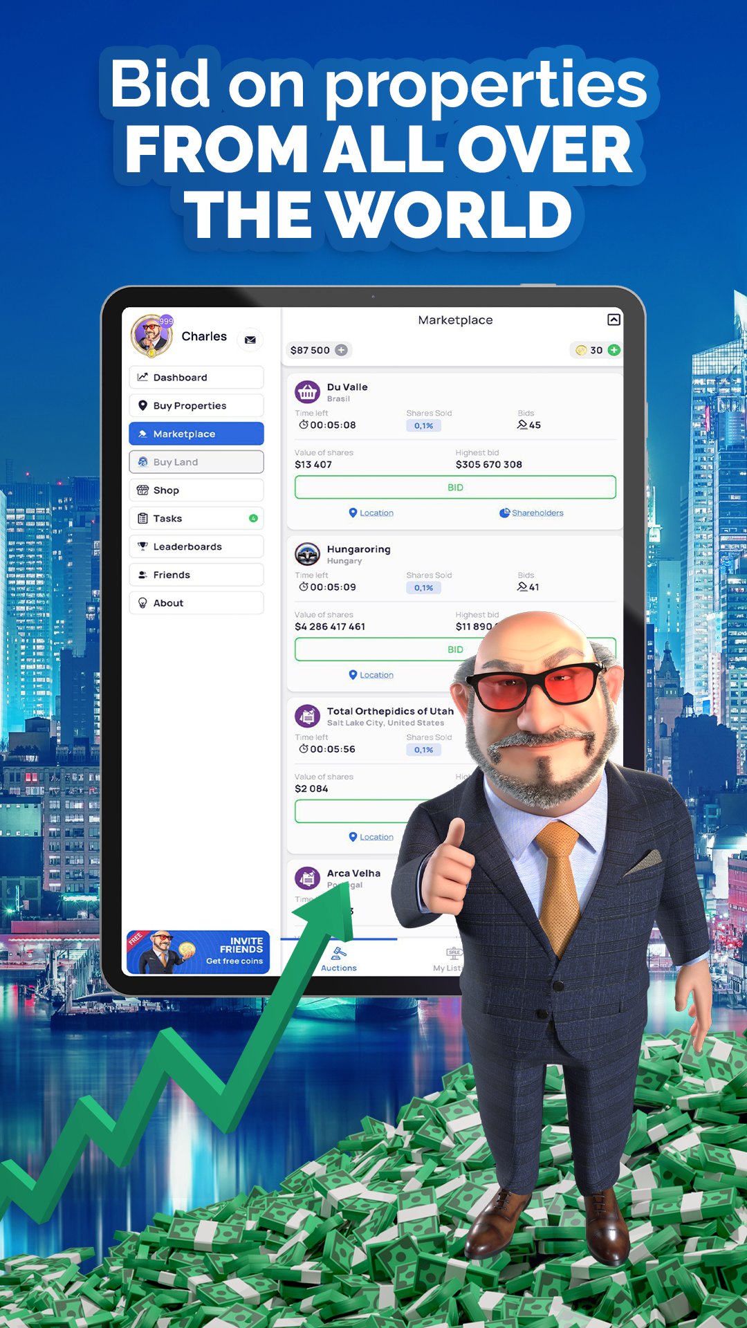 Landlord: Idle Business Empire Game Screenshot