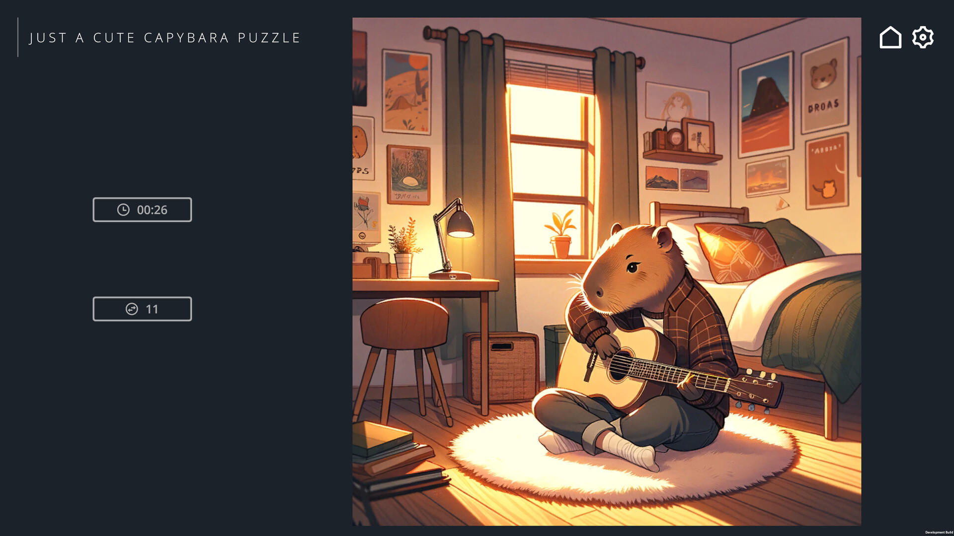 Just a Cute Capybara Puzzle Game Screenshot