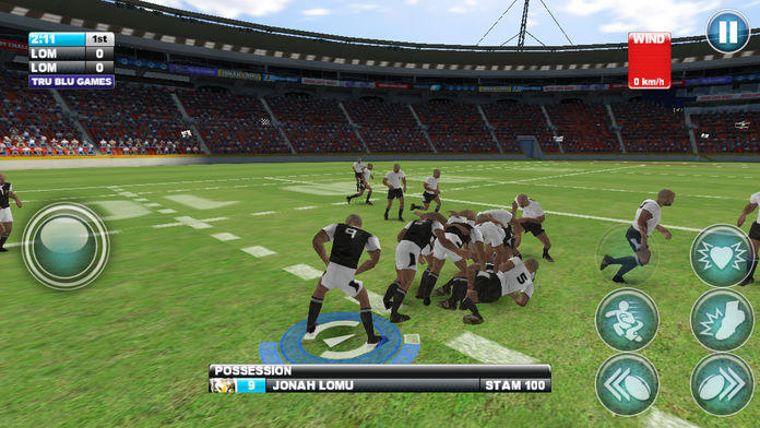 Jonah Lomu Rugby Challenge: Quick Match ゲームのスクリーンショット