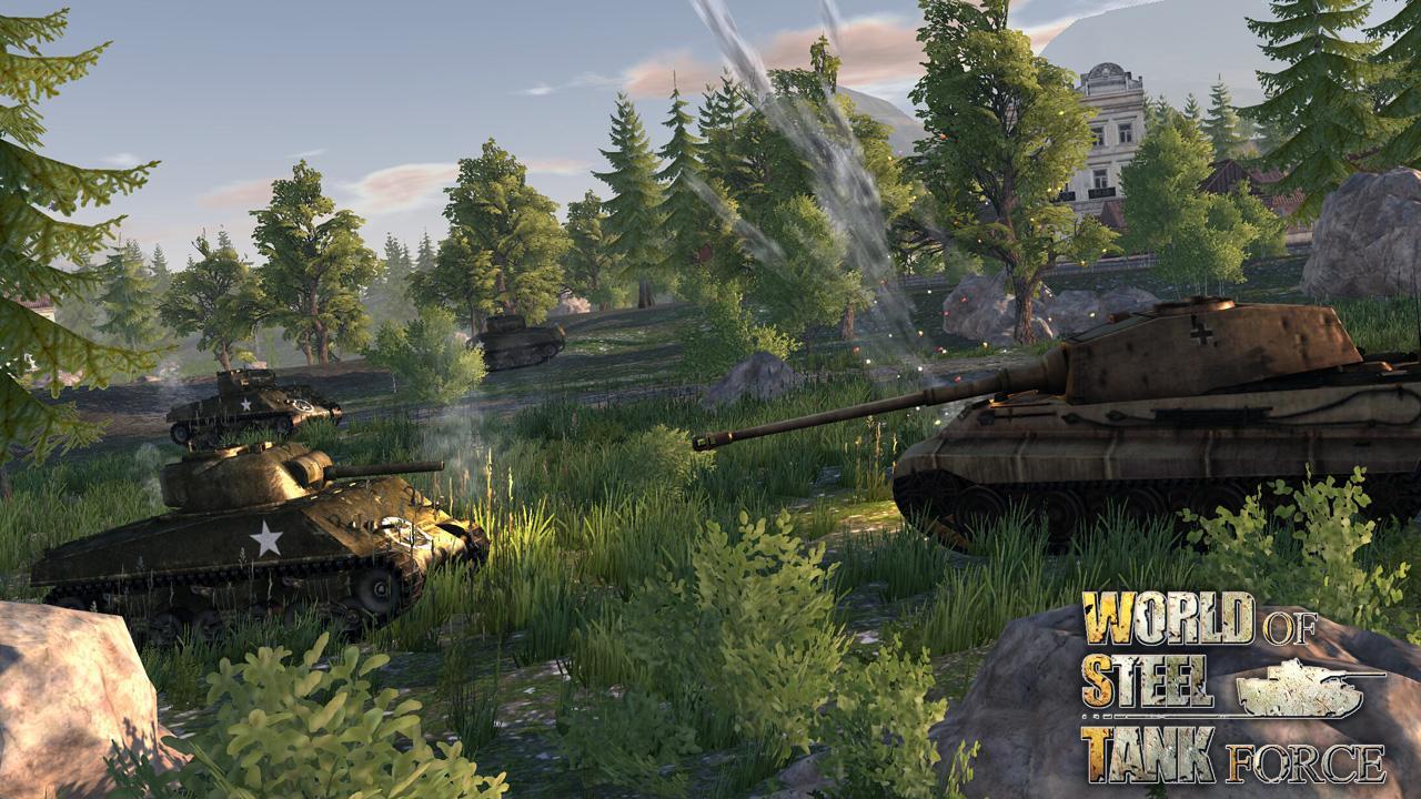 World Of Steel : Tank Force Game Screenshot