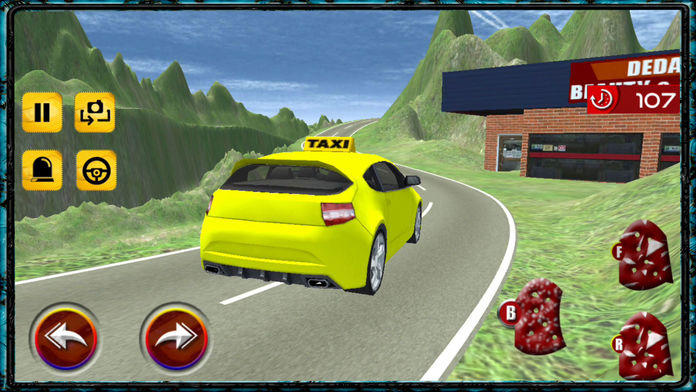 Mountain Taxi Car Offroad Hill Driving Game - Pro Game Screenshot