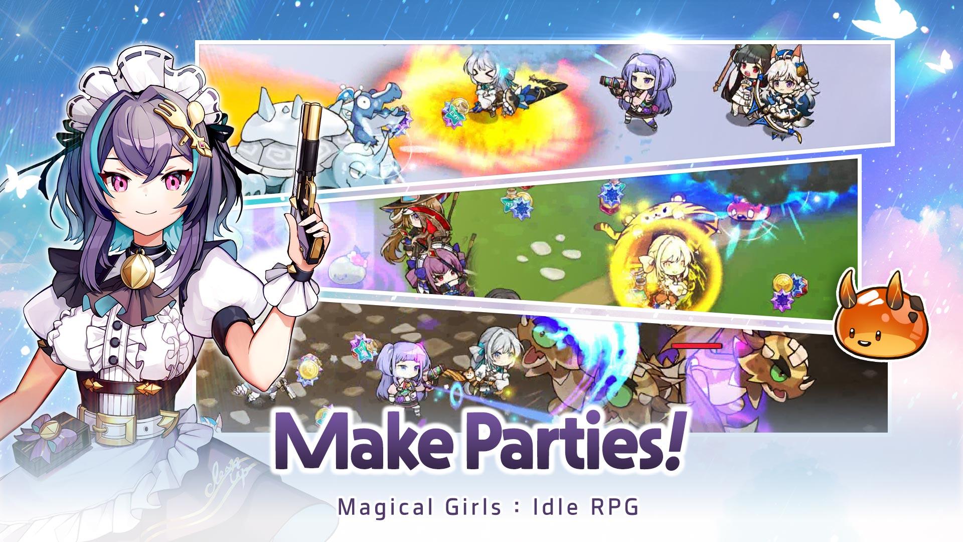 Magical Girls Idle - 2400gacha screenshot game