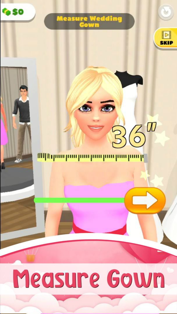 Screenshot of Wedding Rush 3D!