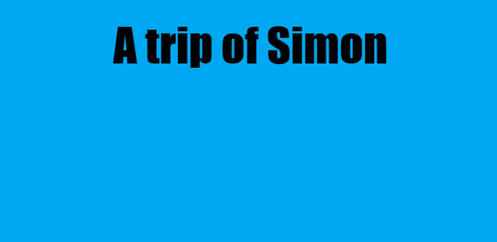 A trip of Simon screenshot game