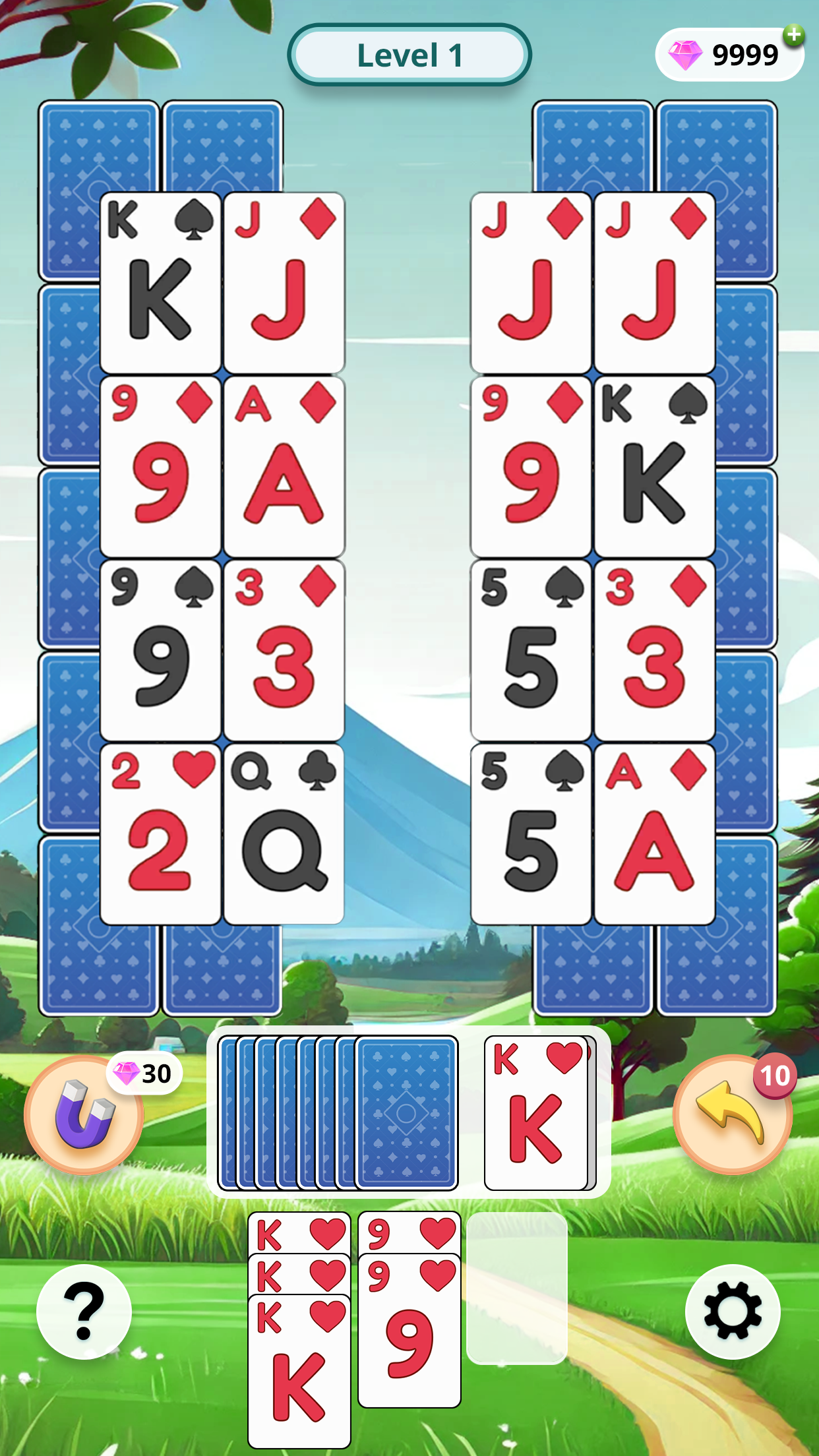 Solitaire Tile Game Screenshot