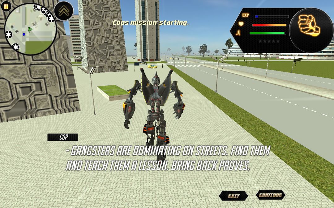 Screenshot of Future Robot Fighter