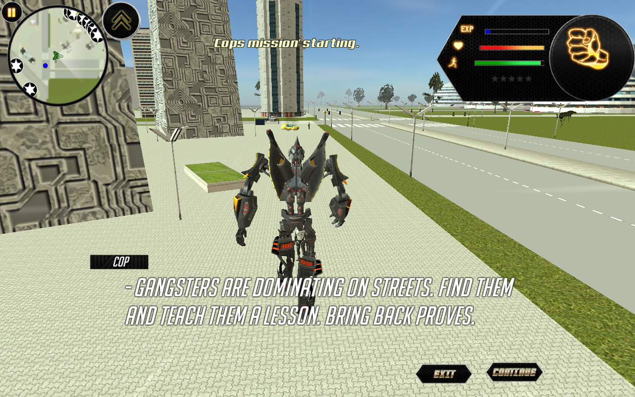 Future Robot Fighter Game Screenshot