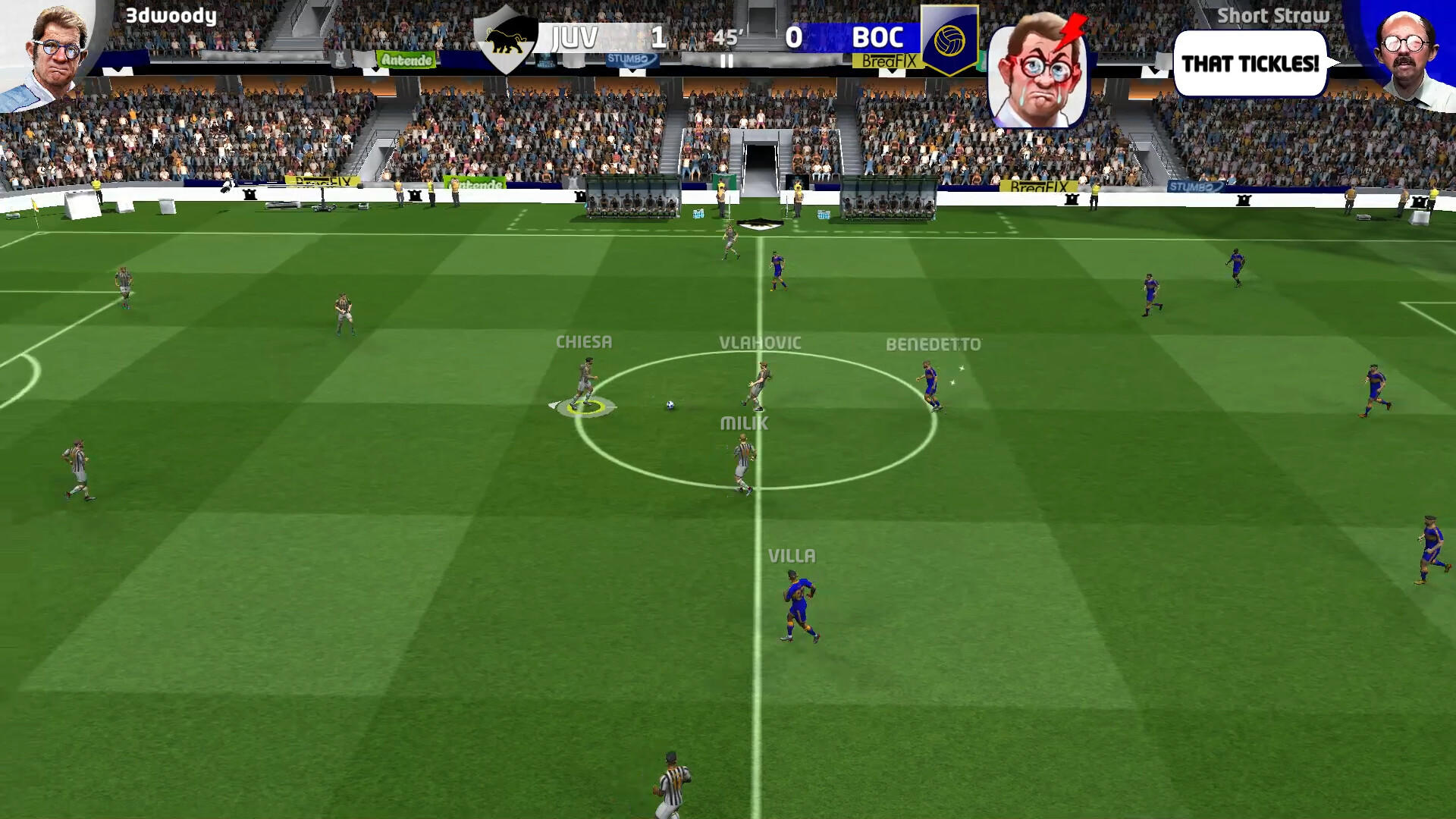 Screenshot of Sociable Soccer 24