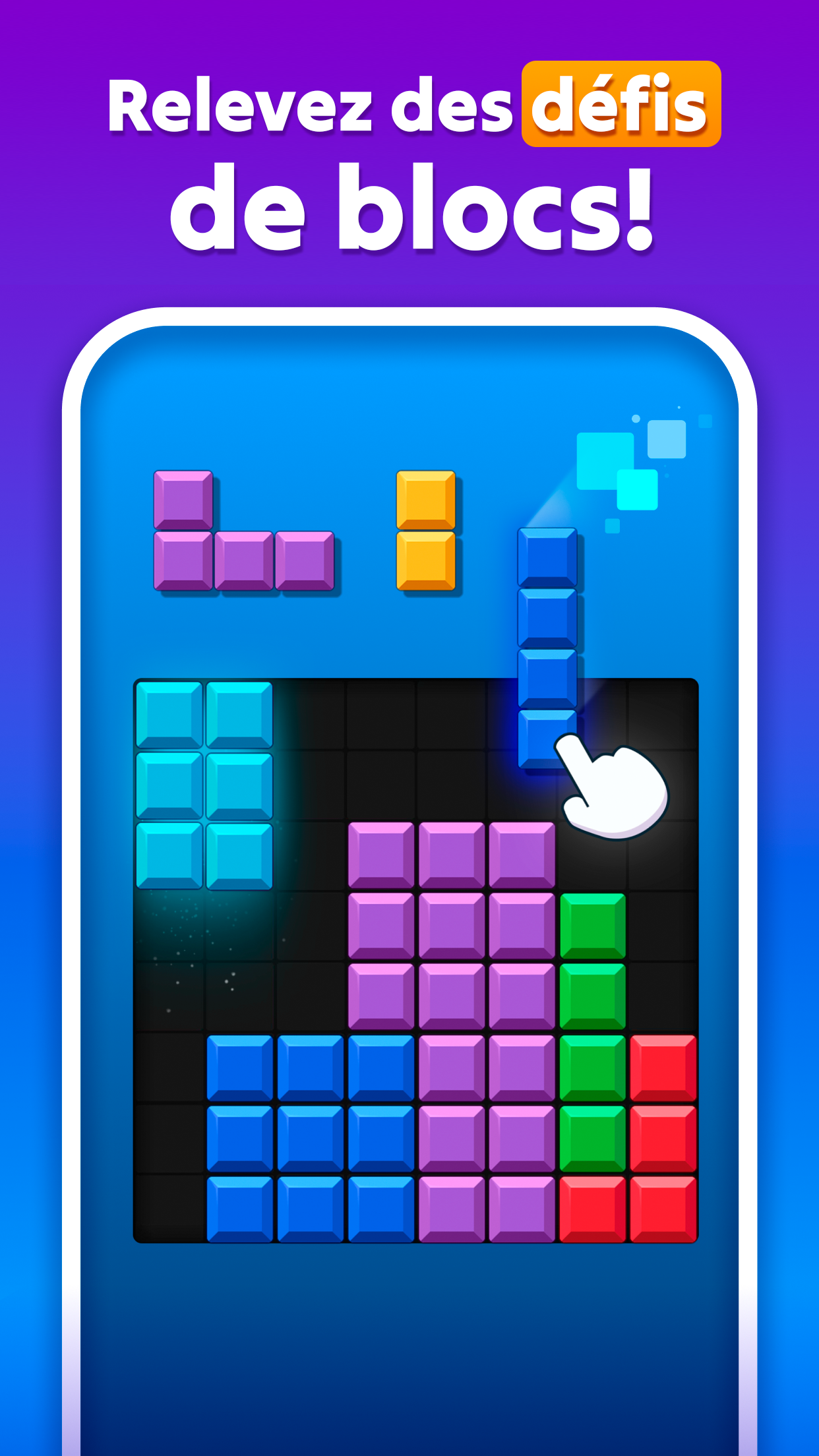 Screenshot 1 of Blocky Quest - Puzzle de blocs 1.0.22