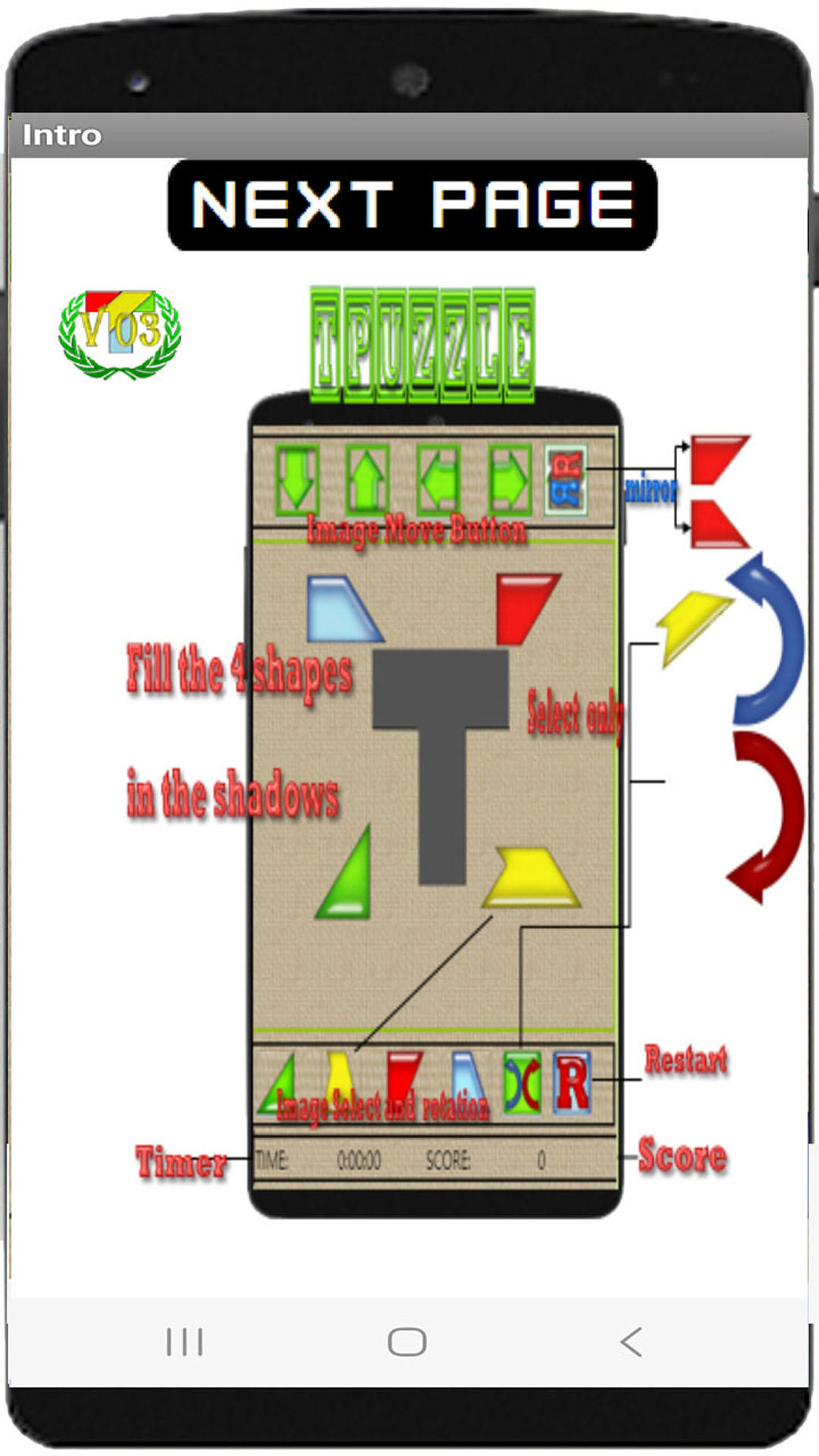 t puzzle v03 Game Screenshot