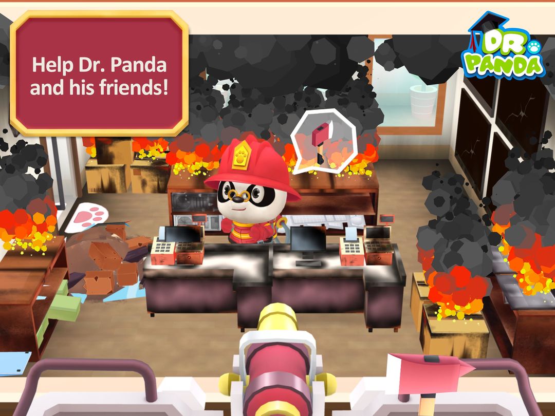 Dr. Panda Firefighters screenshot game