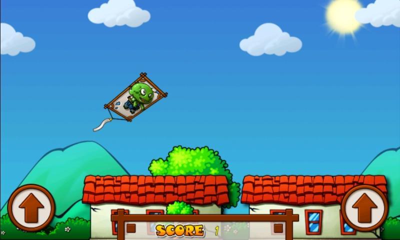 Screenshot of Flying Zombie Dash