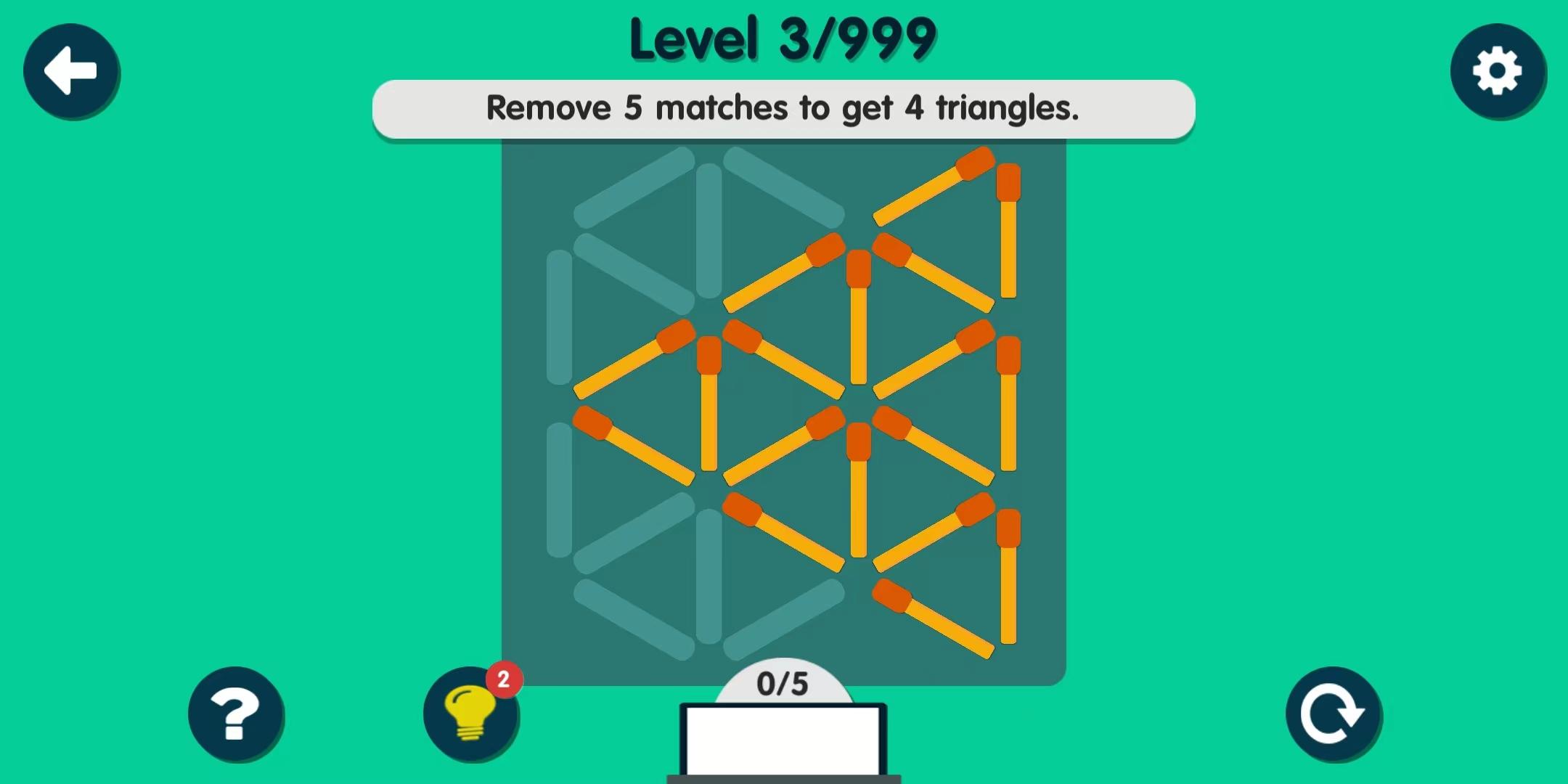 Matches Math Puzzle Game Screenshot