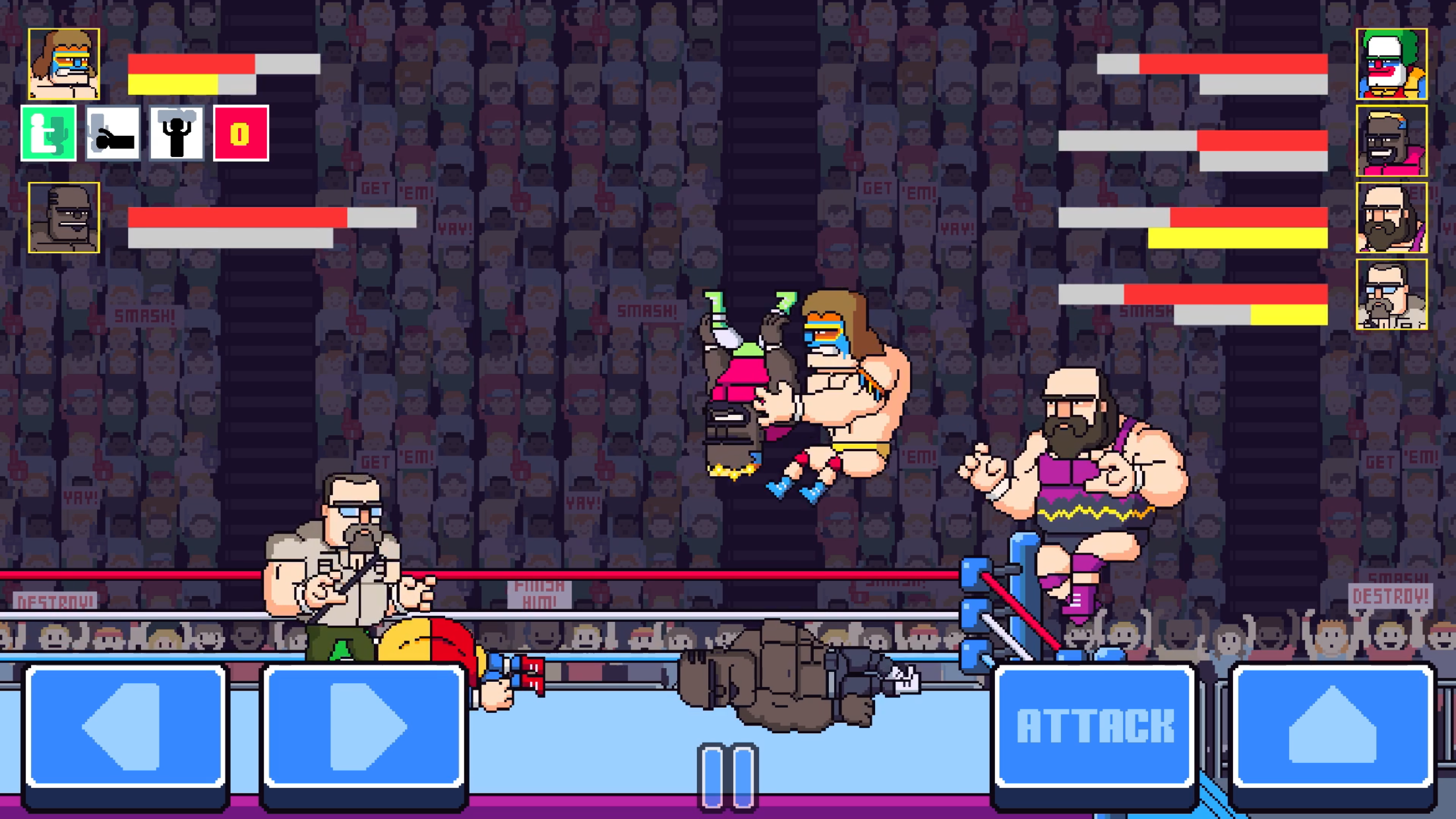 Rowdy City Wrestling Game Screenshot