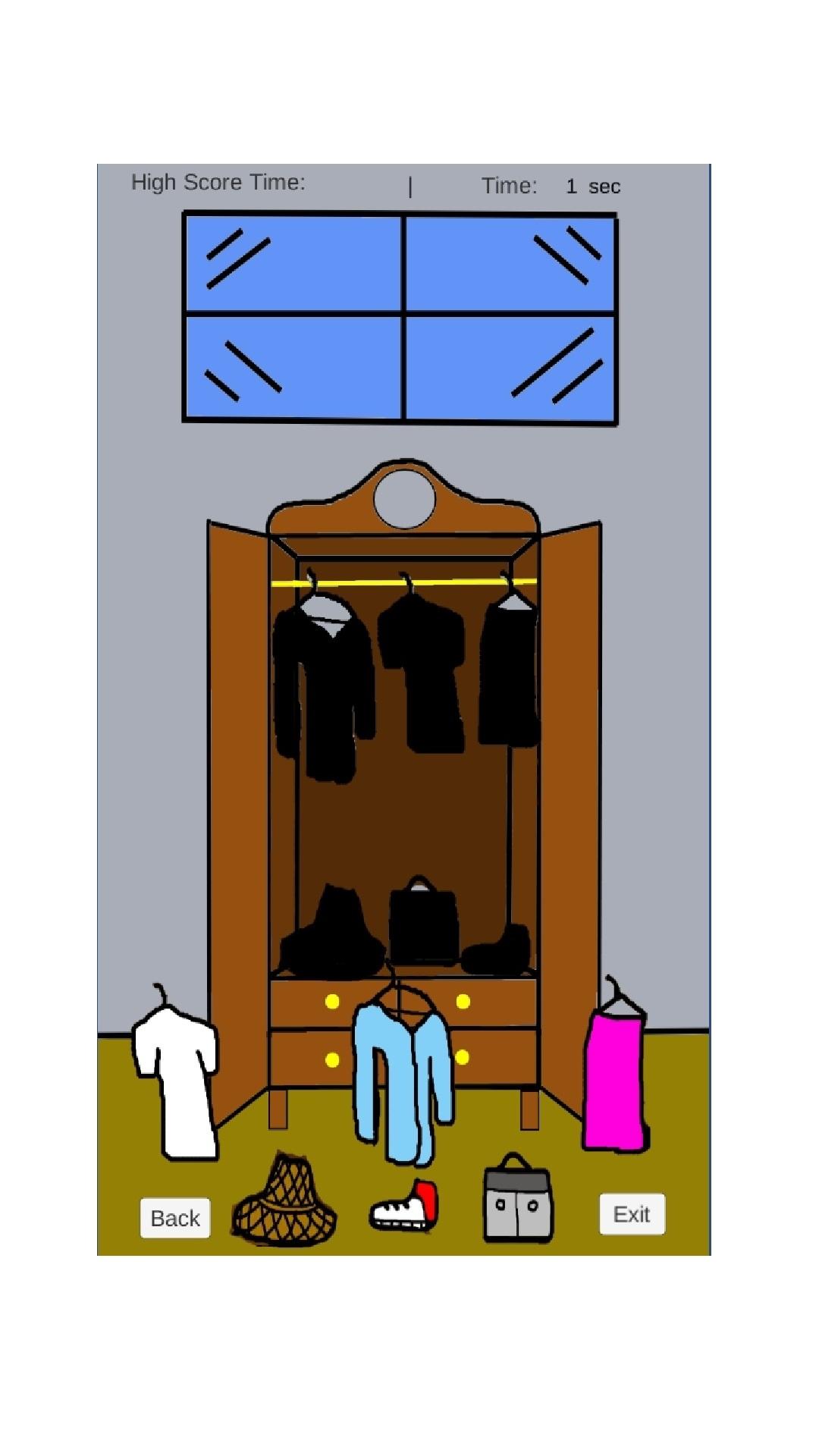 Cuplikan Layar Game Wardrobe Game