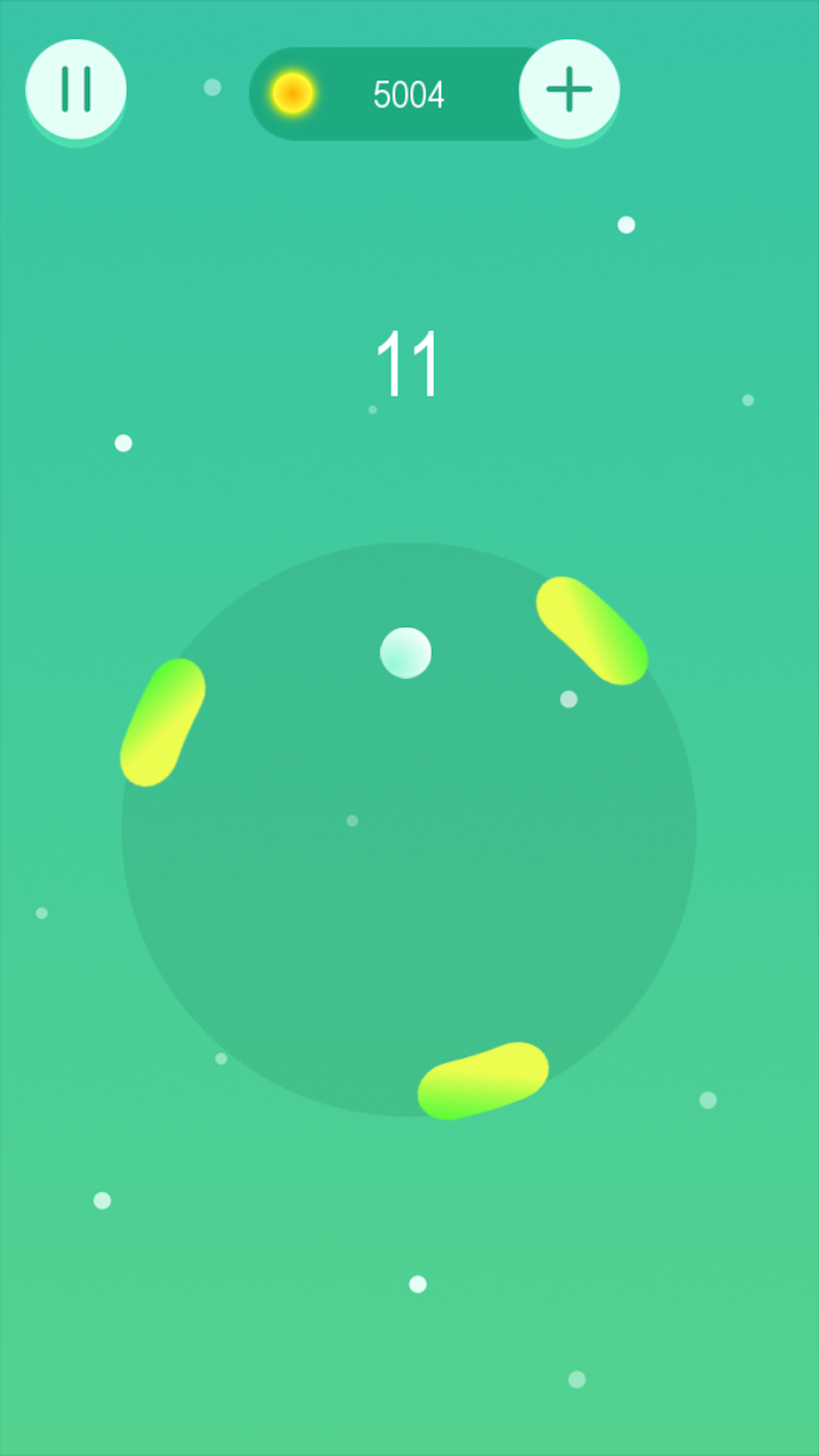 Wrist Pong Game Screenshot