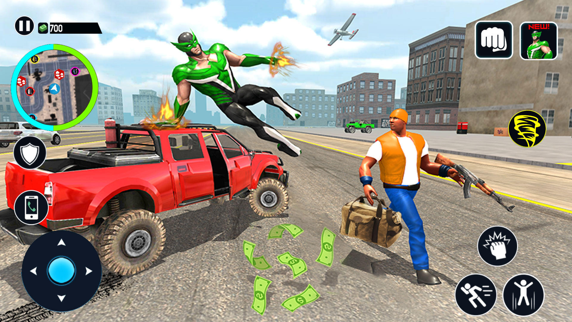 Superhero Open World Car Games Game Screenshot