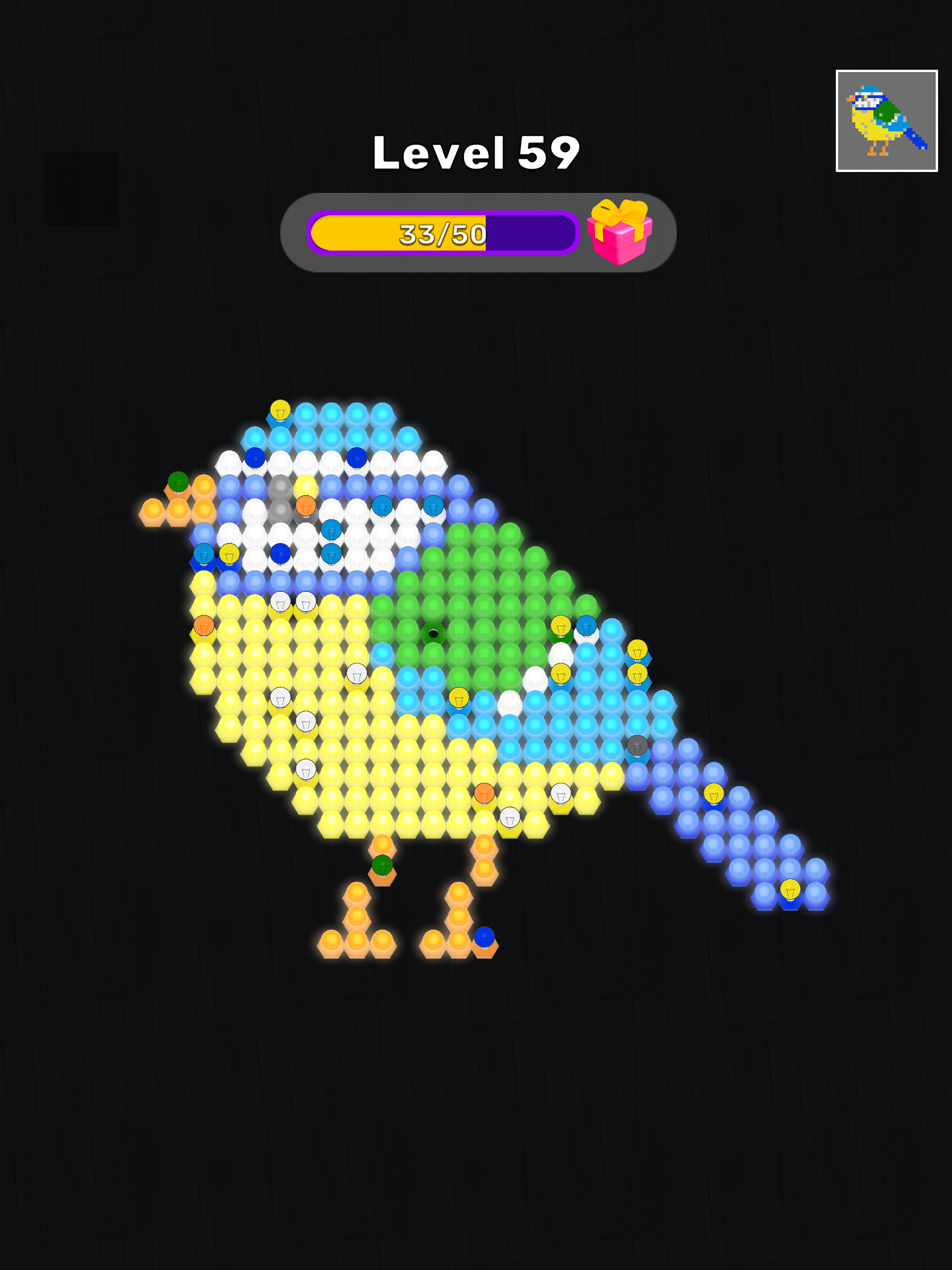 Light n Bulb Sort Game Screenshot