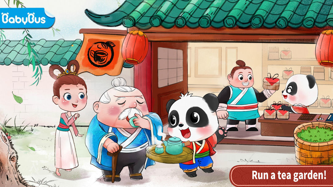 Little Panda's Tea Garden screenshot game