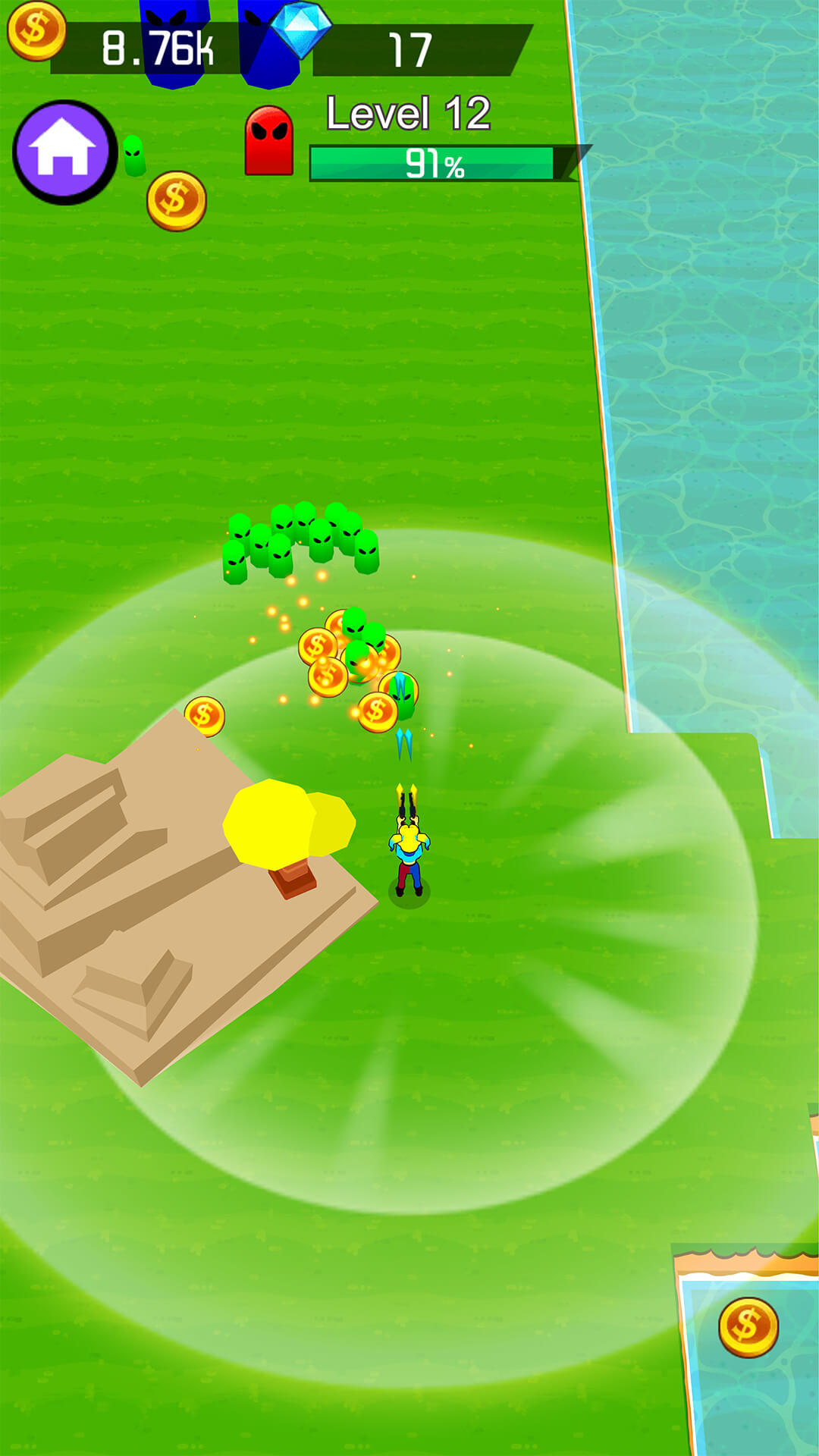 Screenshot of Two Gun Sweep