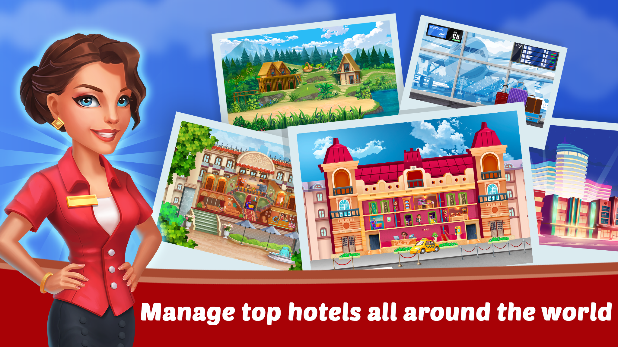 Grand Hotel Tycoon: เกมการจัดการโรงแรม ภาพหน้าจอเกม