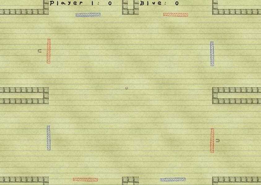 The Paper Arcade screenshot game