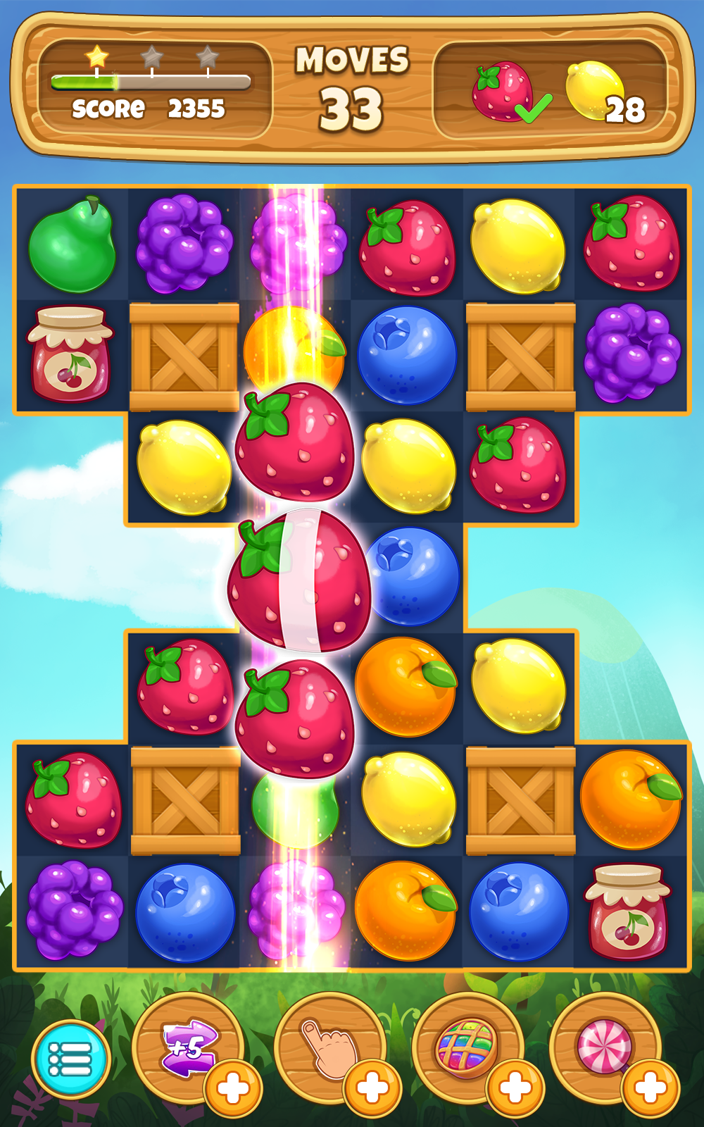 Fruit Frenzy Game Screenshot