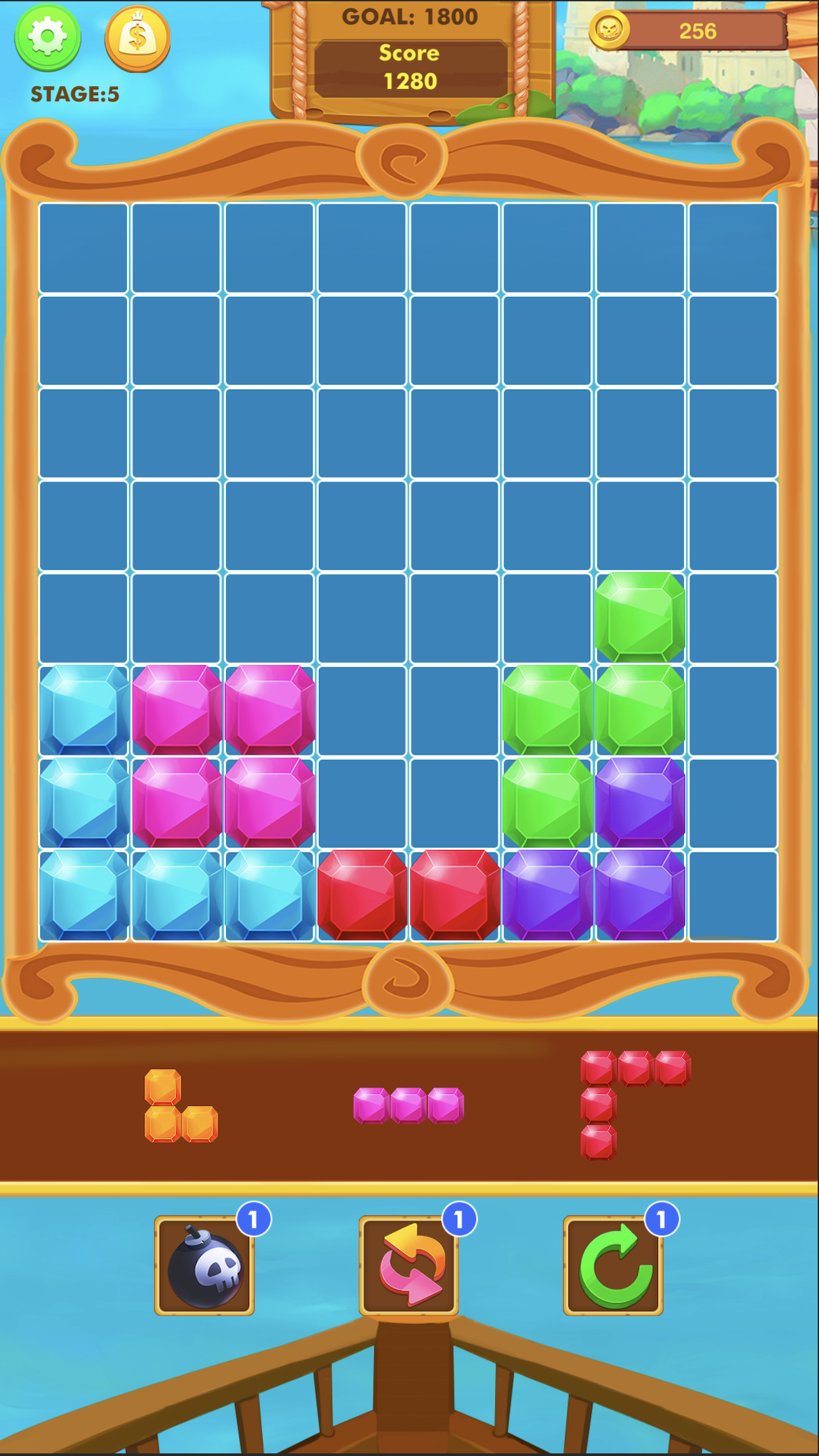 Block Puzzle Pirates 2020 Game Screenshot