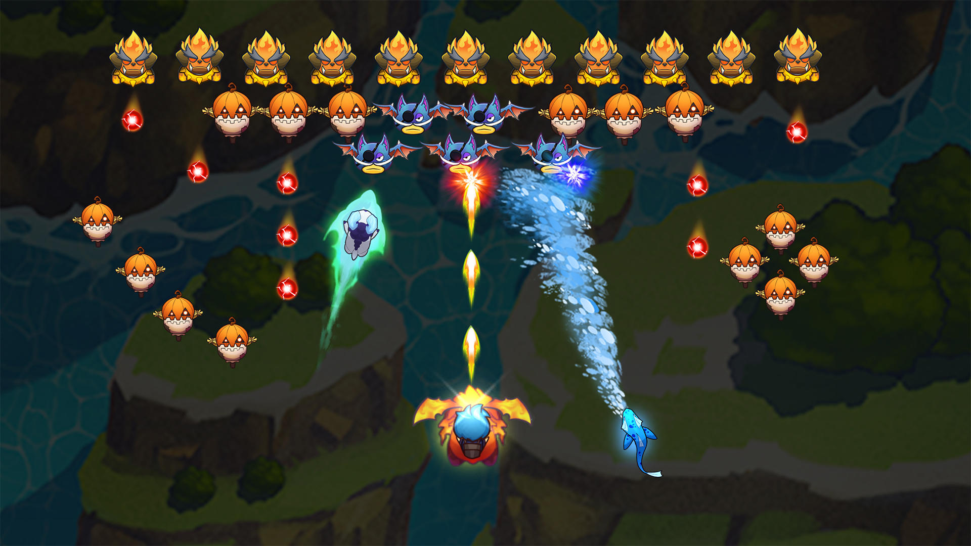 스카이 챔프 : 갤럭시 공간 슈터, 스페이스 슈터 게임 스크린샷