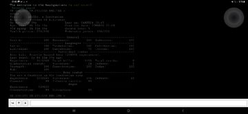 Fado MUD client Game Screenshot