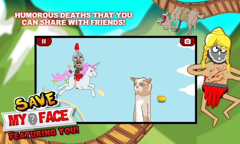 Save My Face - Don't die! Game Screenshot