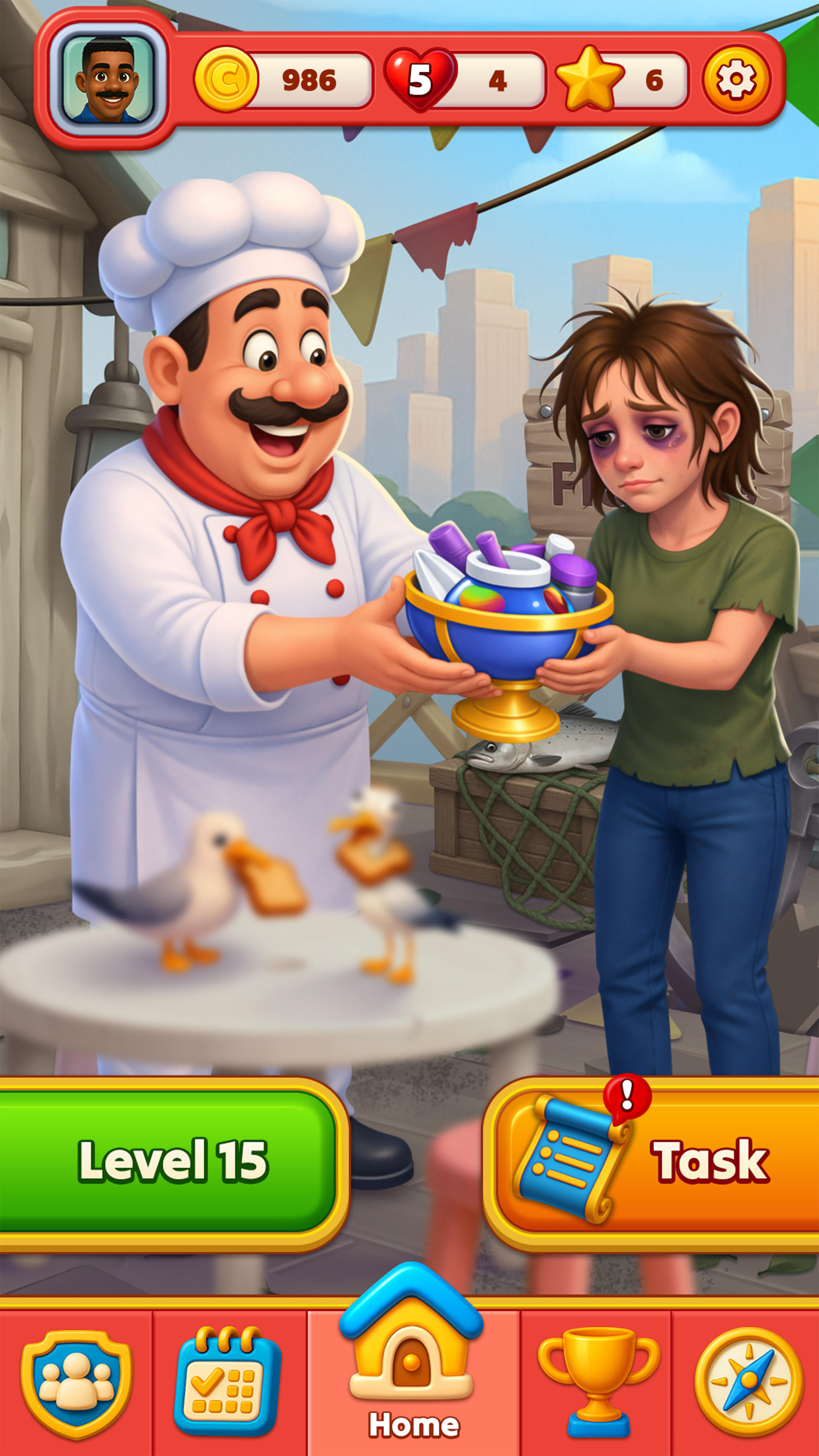 Cooking Mania : Match 3 Games Game Screenshot