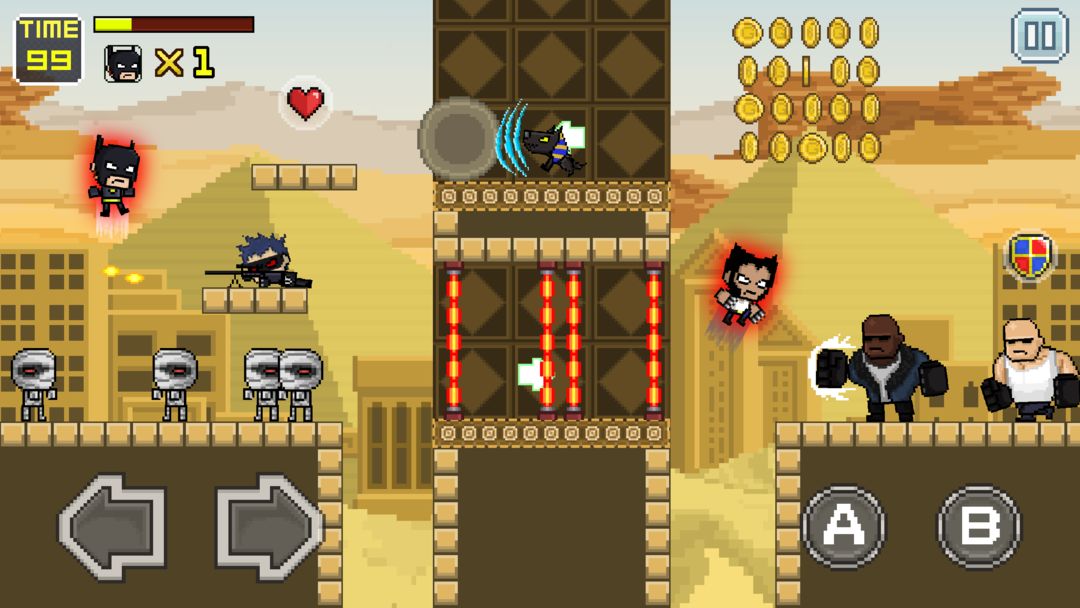HERO-X: COMBAT screenshot game