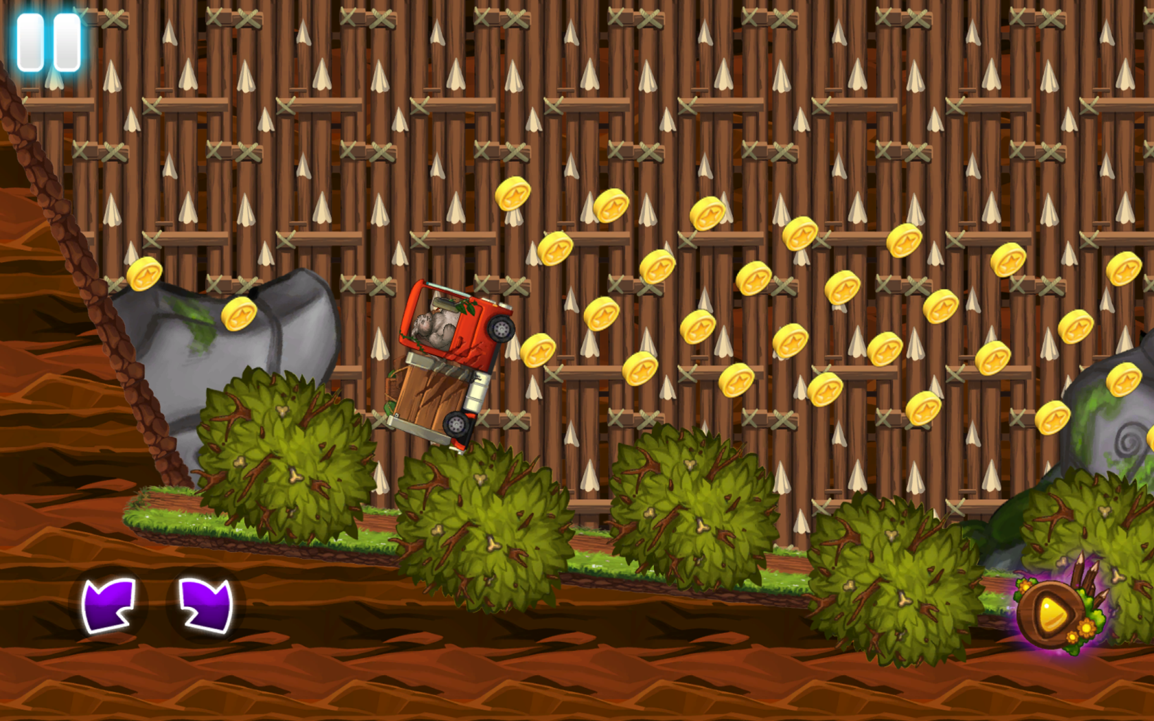 Angry Bunny Race: Jungle Road ภาพหน้าจอเกม