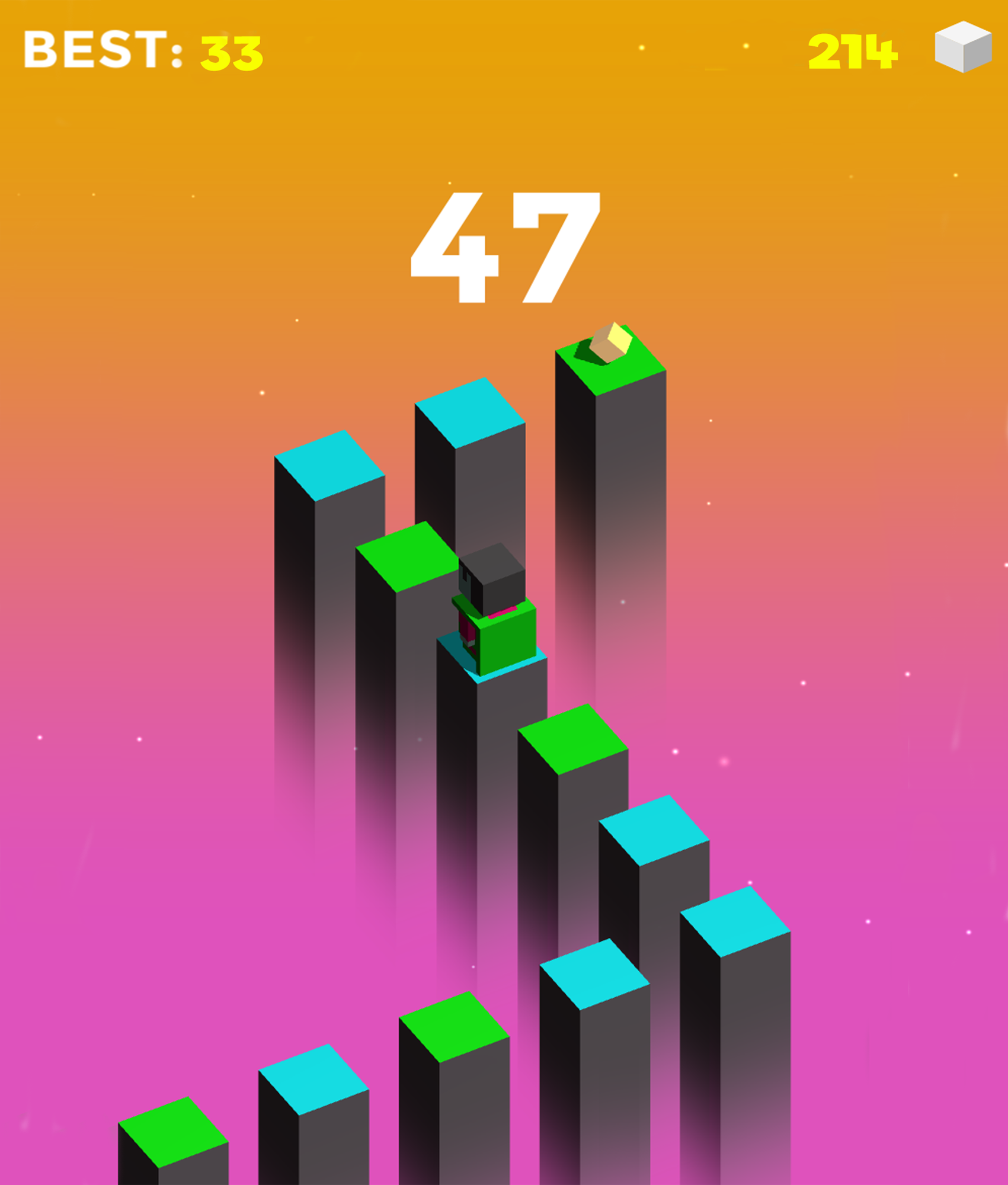 Jump Cube Game Screenshot