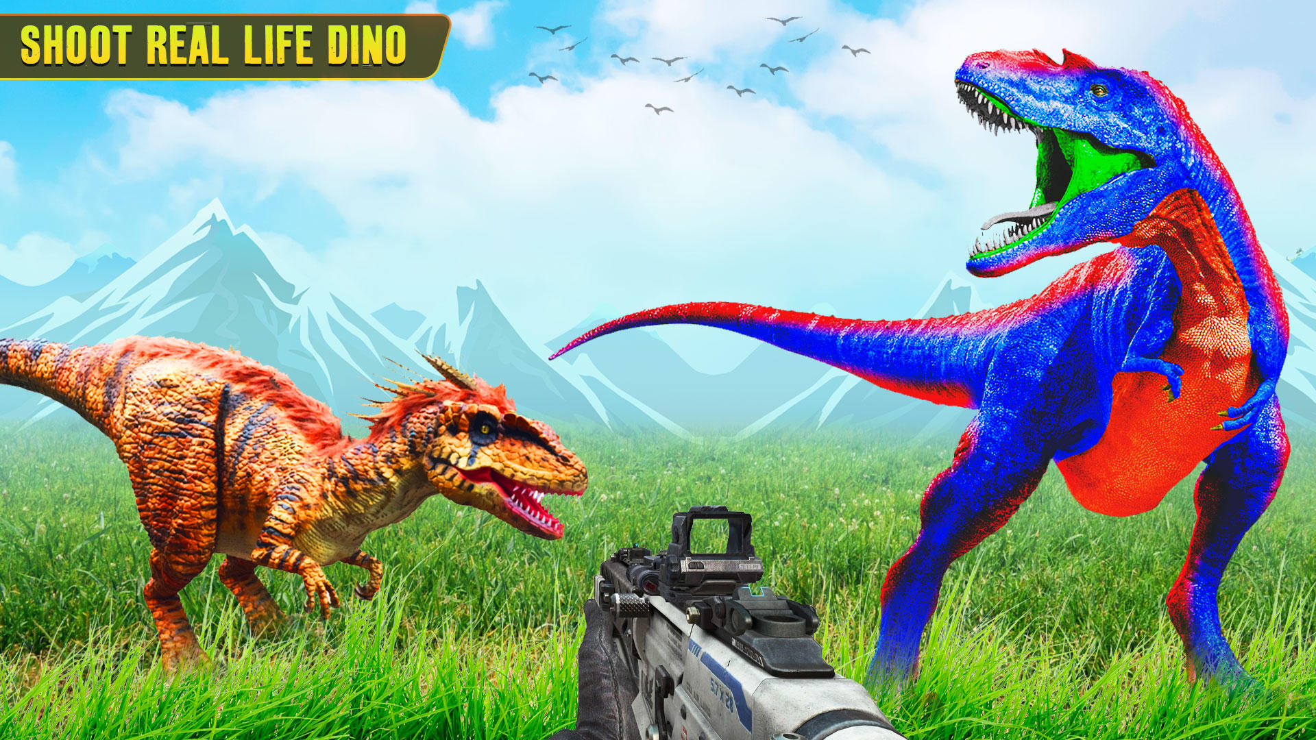 Wild Dino Gun Hunting Game FPS 게임 스크린 샷