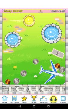 泉にお金を投げ込むゲーム ゲームのスクリーンショット