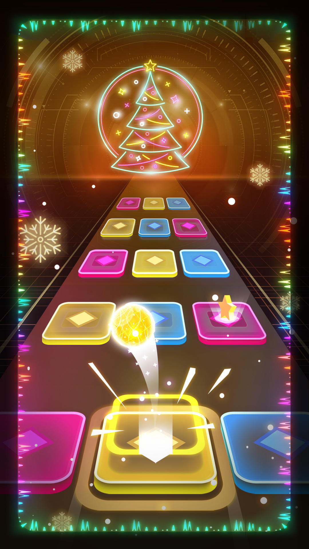 Color Hop 3D - Music Game Game Screenshot