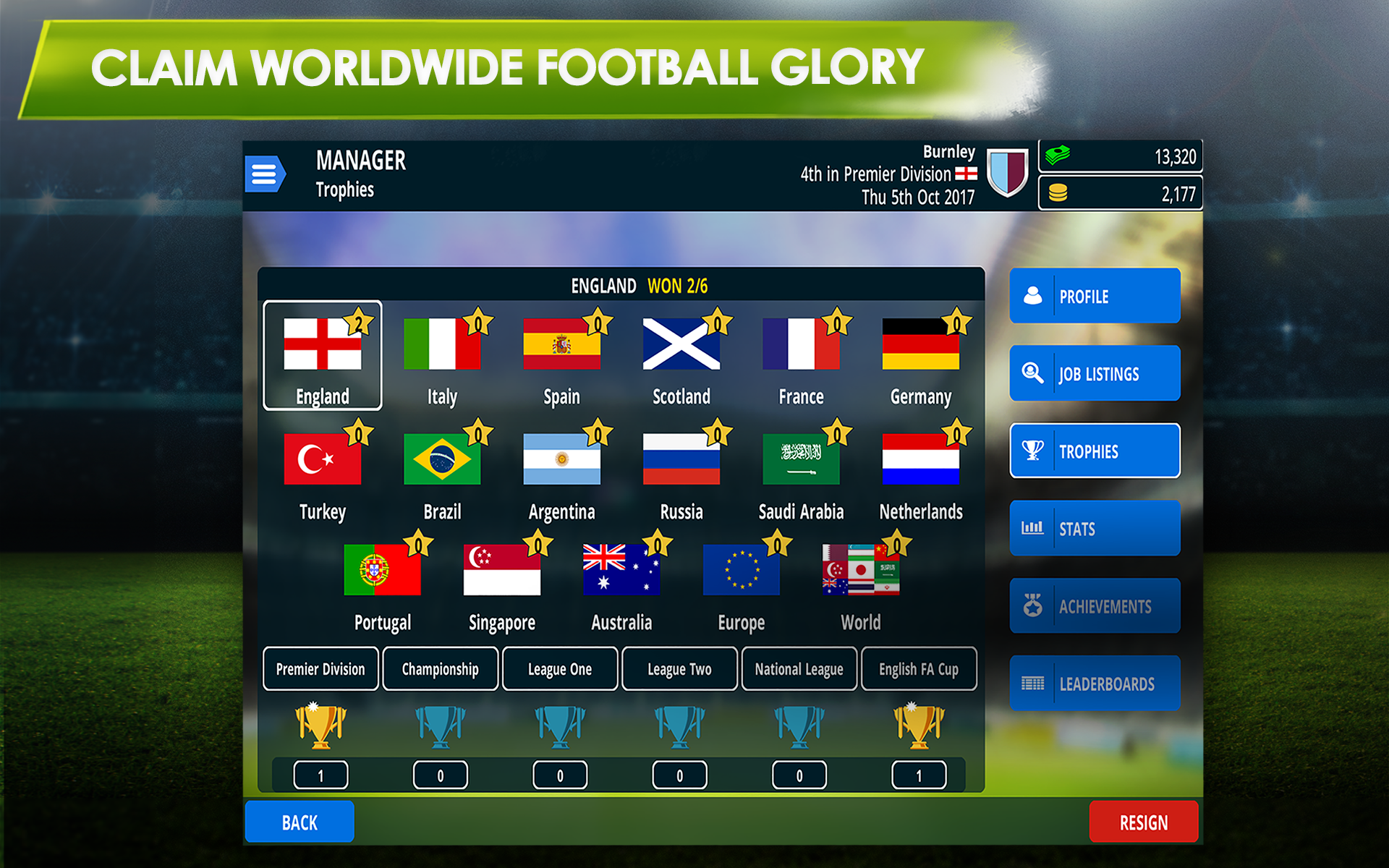 Championship Manager 17 screenshot game