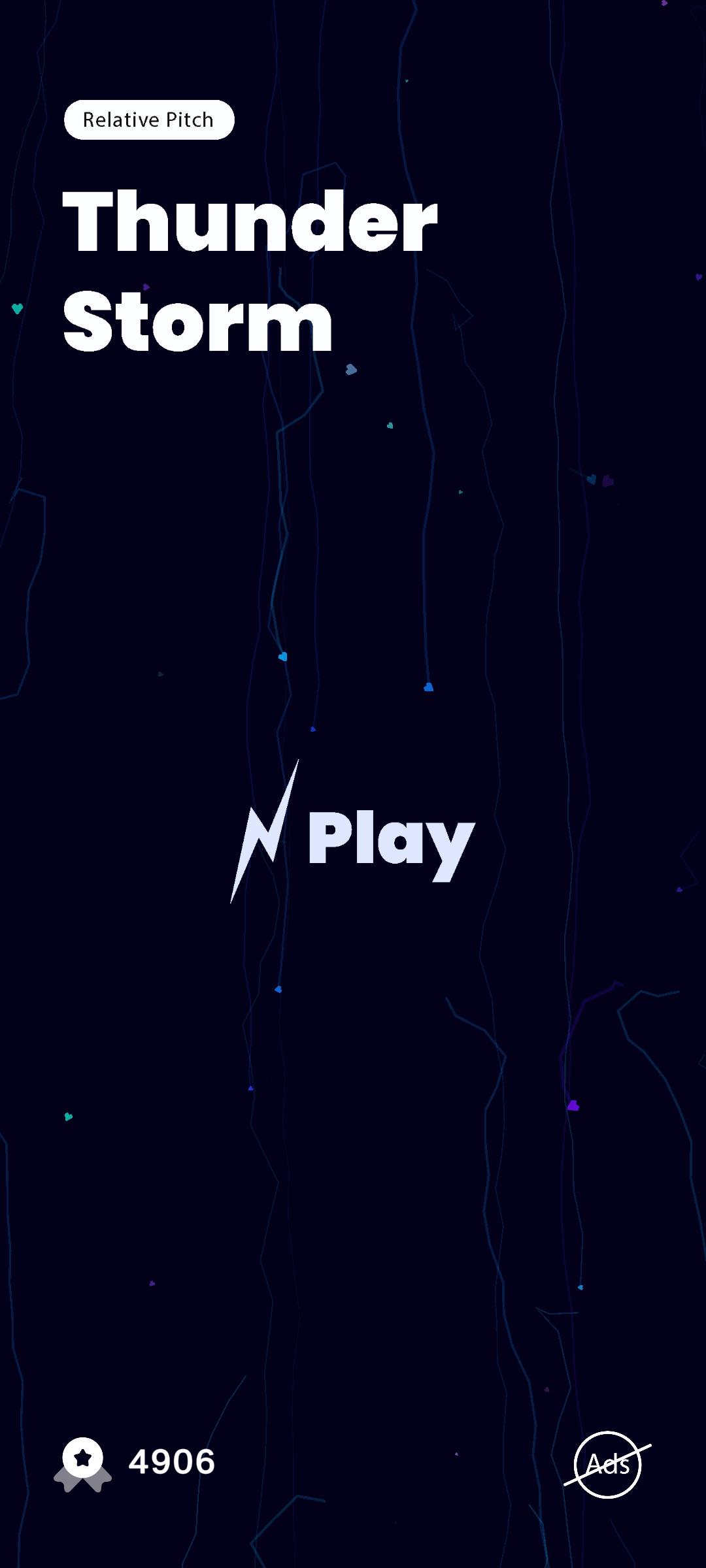 Screenshot of Relative Pitch Thunder-Storm